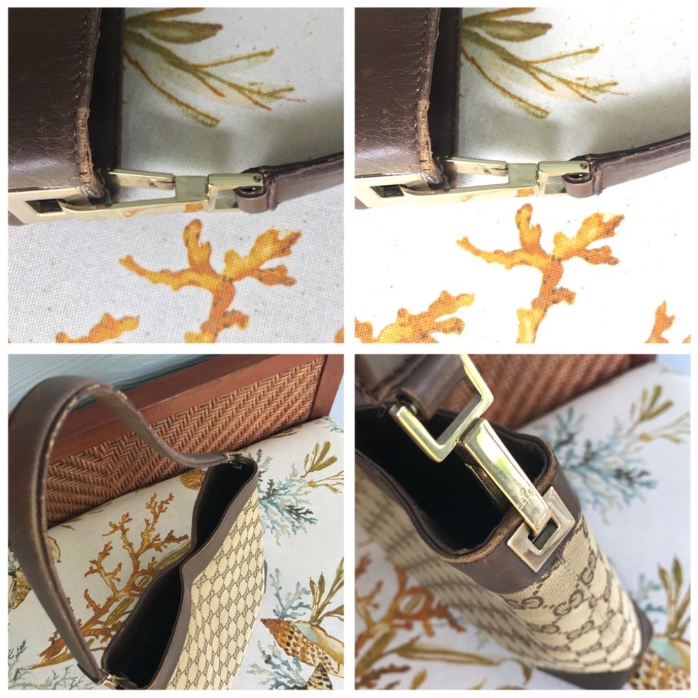 Gucci Brown canvas handbag - Picture 6 of 8